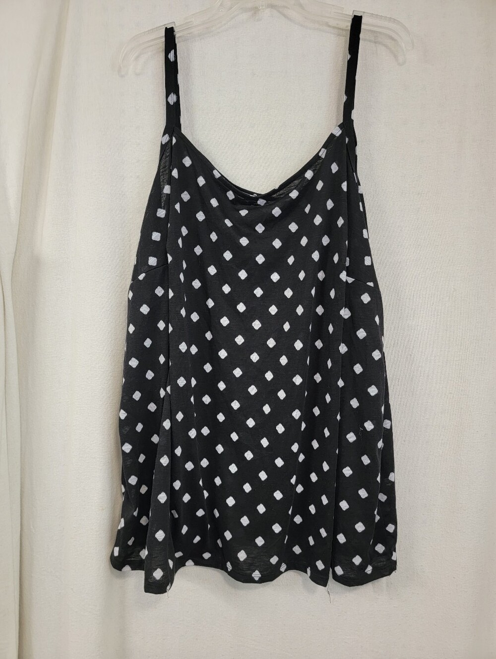 Black and White Diamond Print Cami Tank Top - Women's